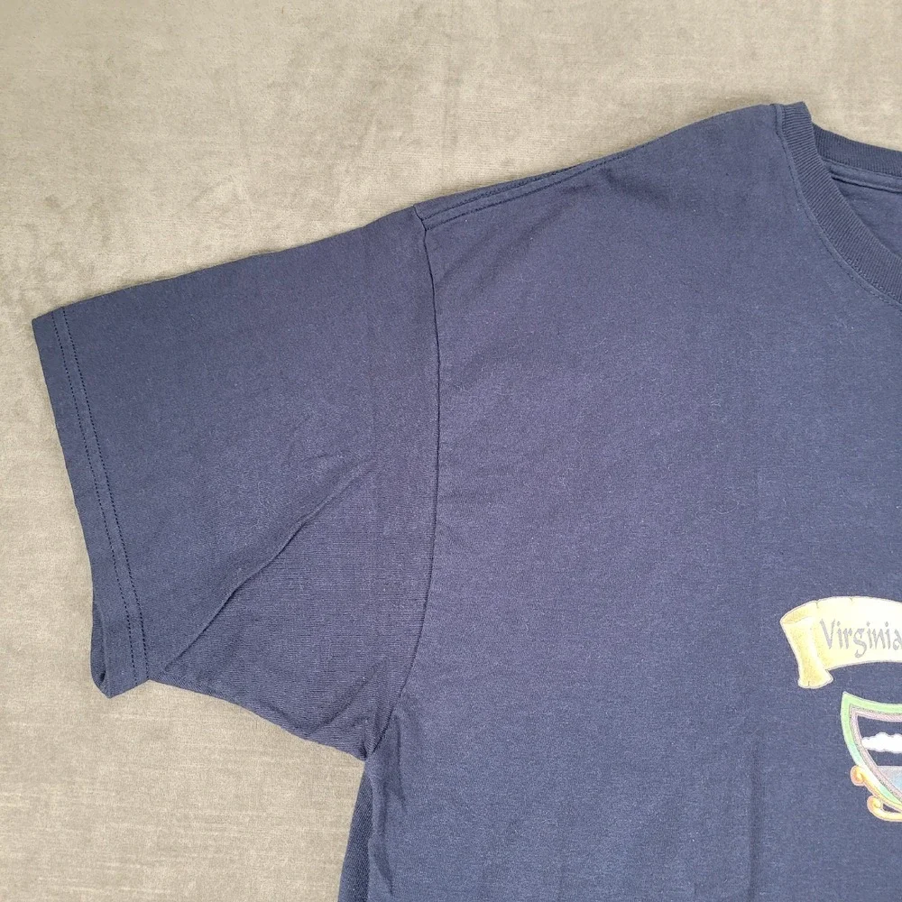 Virginia Beach VA‎ Hanes Beefy-T Graphic Print T-Shirt Men's Adult 2XL